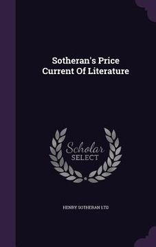 portada Sotheran's Price Current Of Literature