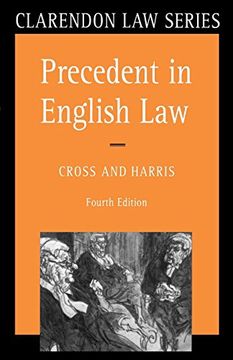 portada Precedent in English law (Clarendon law Series) (en Inglés)