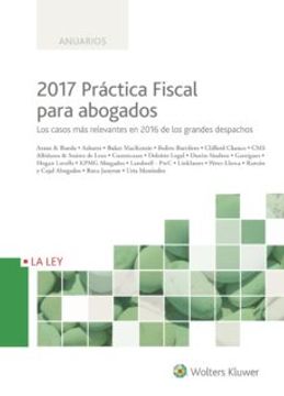 portada Practica Fiscal Para Abogados 2017 (in Spanish)