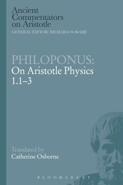 portada Philoponus: On Aristotle Physics 1.1-3