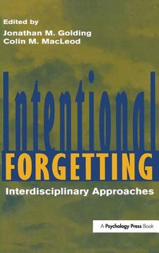 portada intentional forgetting: interdisciplinary approaches (en Inglés)
