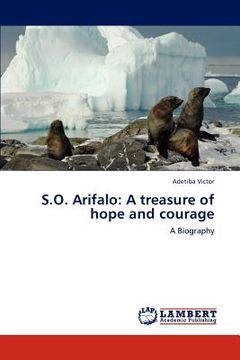 portada s.o. arifalo: a treasure of hope and courage (in English)