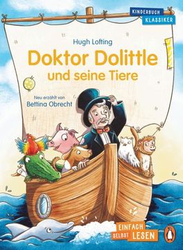 portada Penguin Junior - Einfach Selbst Lesen: Kinderbuchklassiker - Doktor Dolittle und Seine Tiere (en Alemán)