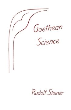 portada Goethean Science: (Cw 1) (en Inglés)