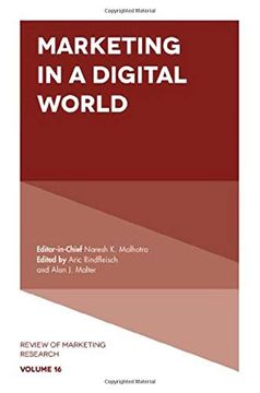 portada Marketing in a Digital World (Review of Marketing Research) (en Inglés)