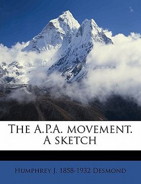 portada the a.p.a. movement. a sketch