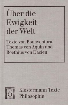 portada Uber Die Ewigkeit Der Welt (in German)