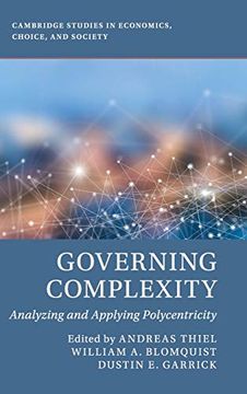 portada Governing Complexity (Cambridge Studies in Economics, Choice, and Society) (en Inglés)