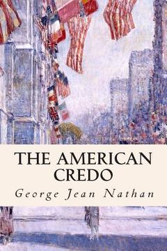 portada The American Credo (en Inglés)