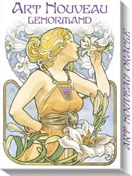 portada Art Nouveau Lenormand Oracle: 36 Full Colour Cards and 128Pp Guid (Tarot) (en Inglés)
