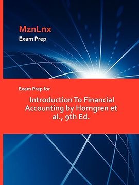 portada exam prep for introduction to financial accounting by horngren et al., 9th ed.