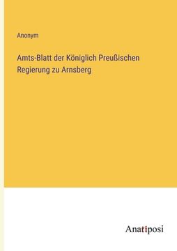 portada Amts-Blatt der Königlich Preußischen Regierung zu Arnsberg (en Alemán)