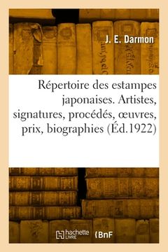 portada Répertoire des estampes japonaises (in French)