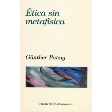 portada Ética sin metafísica (in Spanish)