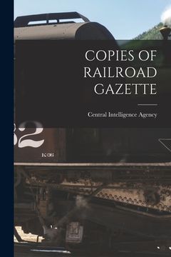 portada Copies of Railroad Gazette (in English)
