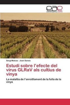 portada Estudi sobre l'efecte del virus GLRaV als cultius de vinya (Spanish Edition)