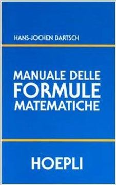 portada Manuale Delle Formule Matematiche (in Italian)