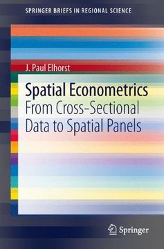 portada Spatial Econometrics: From Cross-sectional Data To Spatial Panels (springer Briefs In Regional Science) (en Inglés)
