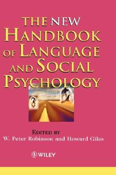 portada the new handbook of language and social psychology (in English)
