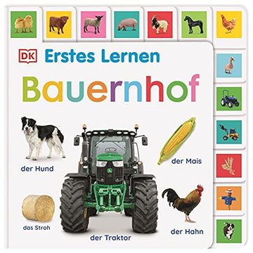 portada Erstes Lernen. Bauernhof: Pappbilderbuch mit Griff-Register und Über 160 Fotos ab 1 Jahr (in German)