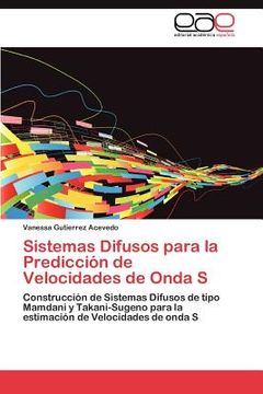 portada sistemas difusos para la predicci n de velocidades de onda s (in Spanish)