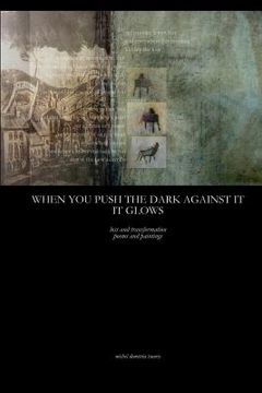 portada When You Push The Dark Against It, It Glows: transformation poems (en Inglés)