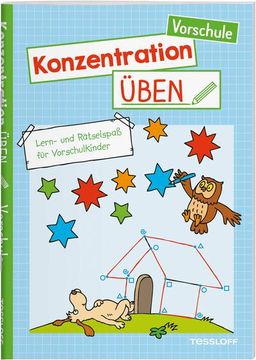 portada Konzentration Üben. Vorschule: Lern- und Rätselspaß für Vorschulkinder (en Alemán)
