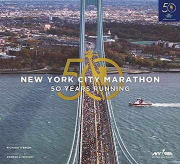 portada The new York City Marathon: Fifty Years Running: 50 Years Running (en Inglés)