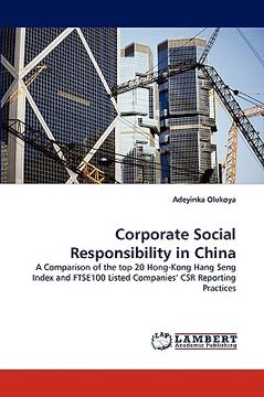 portada corporate social responsibility in china (en Inglés)