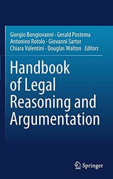 portada Handbook of Legal Reasoning and Argumentation (in English)