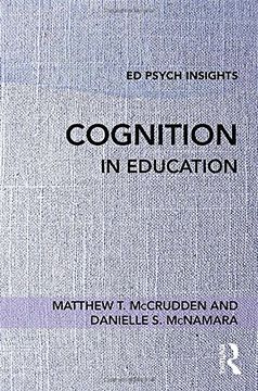 portada Cognition in Education (ed Psych Insights) (en Inglés)