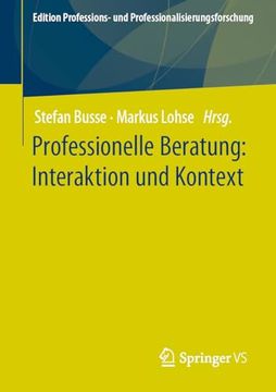 portada Professionelle Beratung: Interaktion und Kontext (en Alemán)