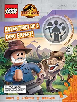 portada Lego Jurassic World Dominion: Adventures of a Dino Expert! (Activity Book With Minifigure) (en Inglés)
