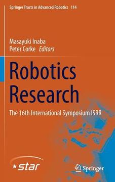 portada Robotics Research: The 16th International Symposium Isrr (in English)