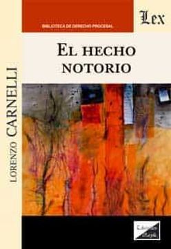 portada El Hecho Notorio (in Spanish)
