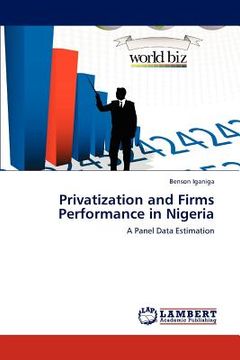 portada privatization and firms performance in nigeria (en Inglés)