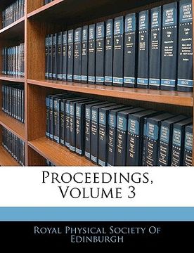 portada proceedings, volume 3 (en Inglés)