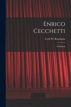 portada Enrico Cecchetti; a Memoir (en Inglés)