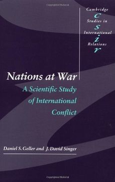 portada Nations at war Paperback: A Scientific Study of International Conflict (Cambridge Studies in International Relations) (en Inglés)