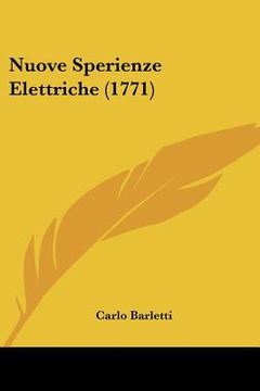 portada Nuove Sperienze Elettriche (1771) (en Italiano)
