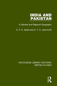 portada India and Pakistan: A General and Regional Geography