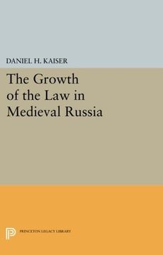 portada The Growth of the law in Medieval Russia (Princeton Legacy Library) (en Inglés)