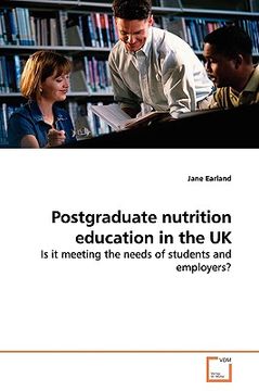 portada postgraduate nutrition education in the uk (in English)