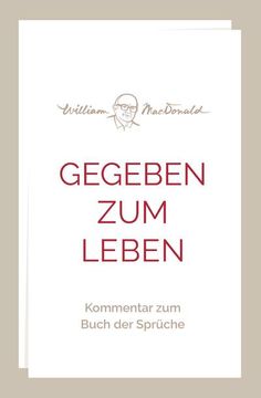 portada Gegeben zum Leben (en Alemán)