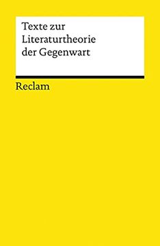 portada Texte zur Literaturtheorie der Gegenwart (in German)