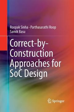 portada Correct-By-Construction Approaches for Soc Design (en Inglés)