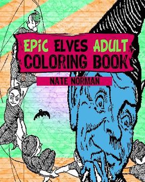 portada Epic Elves Adult Coloring Book (en Inglés)