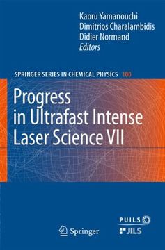portada Progress in Ultrafast Intense Laser Science VII (Springer Series in Chemical Physics)
