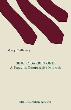 portada sing, o barren one: a study in comparative midrash (en Inglés)