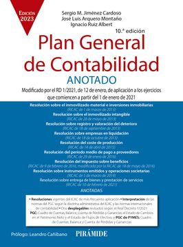 portada Plan General de Contabilidad Anotado (in Spanish)